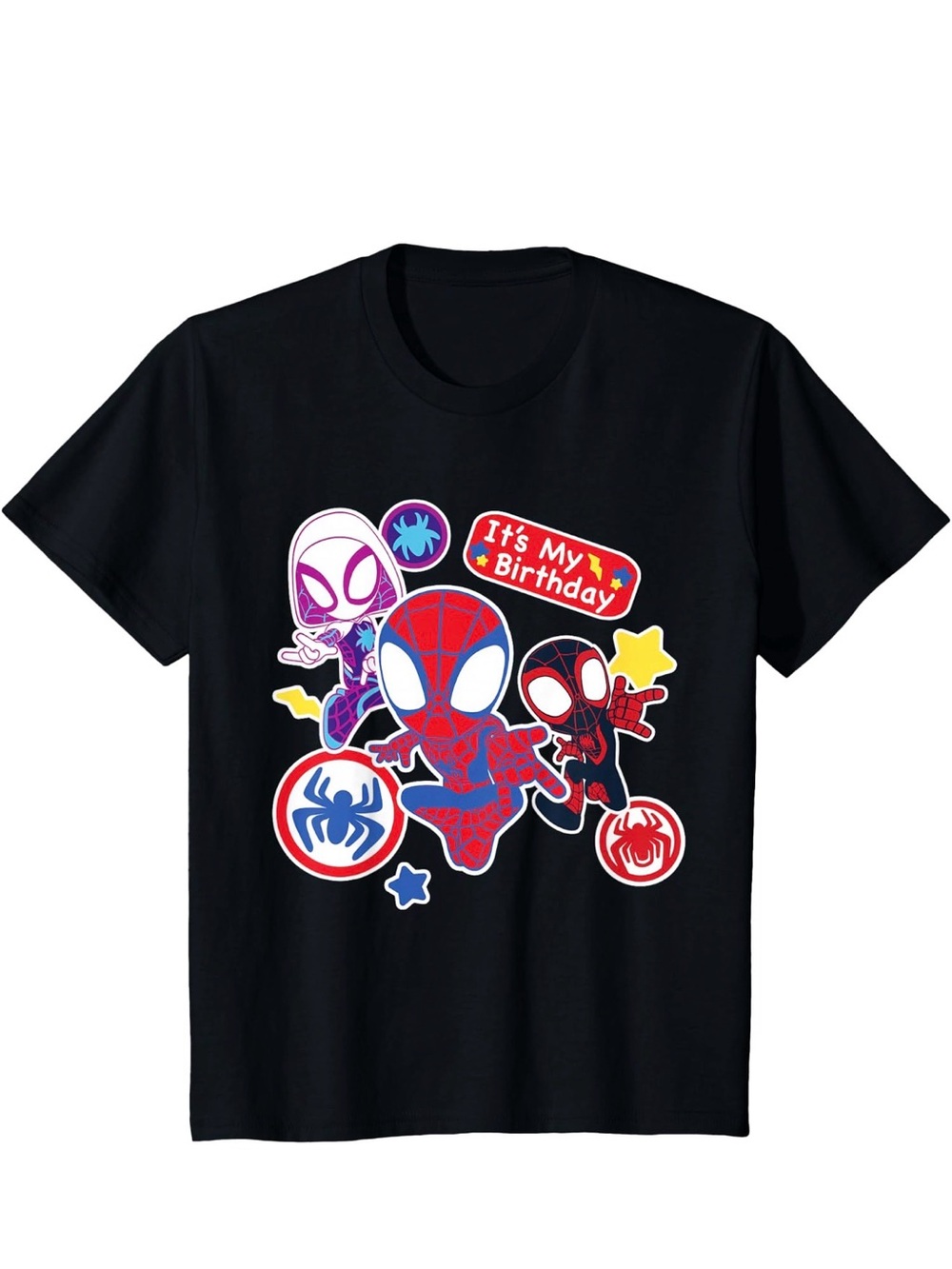 Kids Spidey and his amazing friends  Birthday T-Shirt